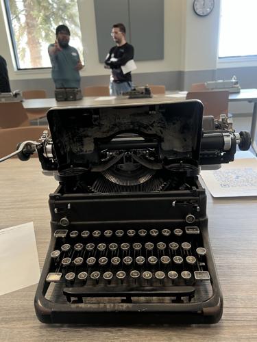 Typewriters of all shapes and sizes